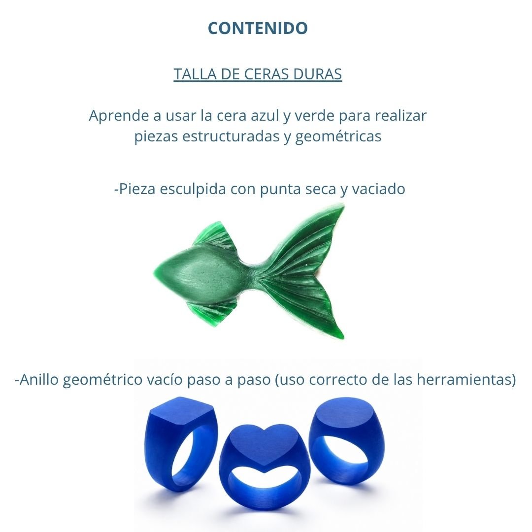 Curso regular de modelado de ceras para joyería - Zengue
