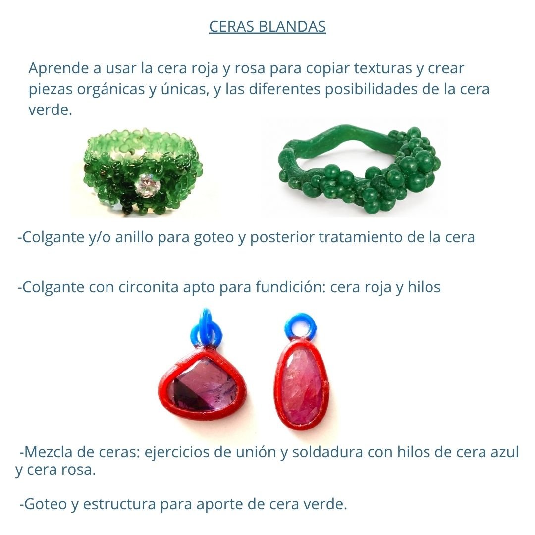 Curso regular de modelado de ceras para joyería - Zengue