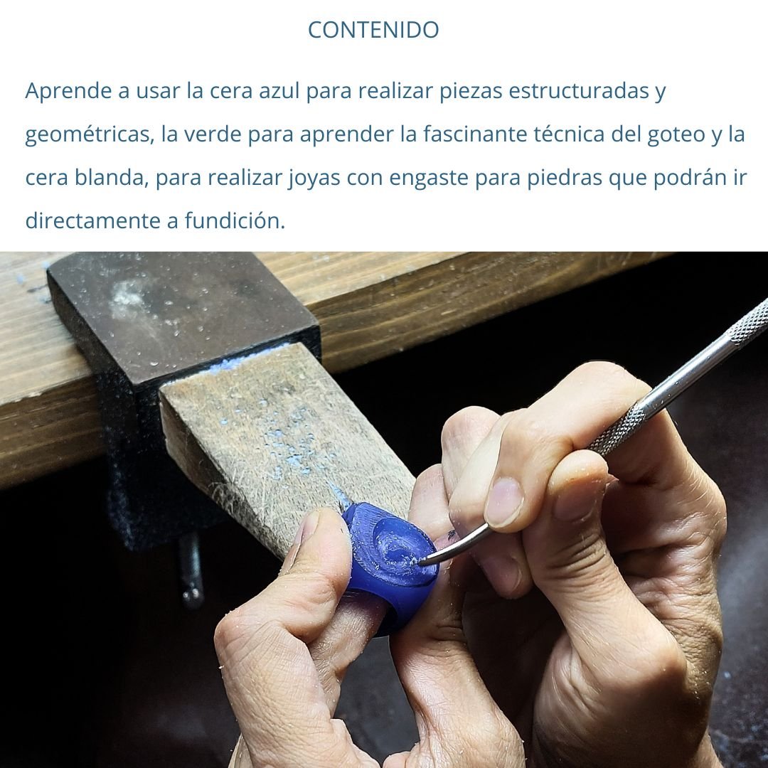 Intensivo de modelado de ceras para joyería - workshop Zengue