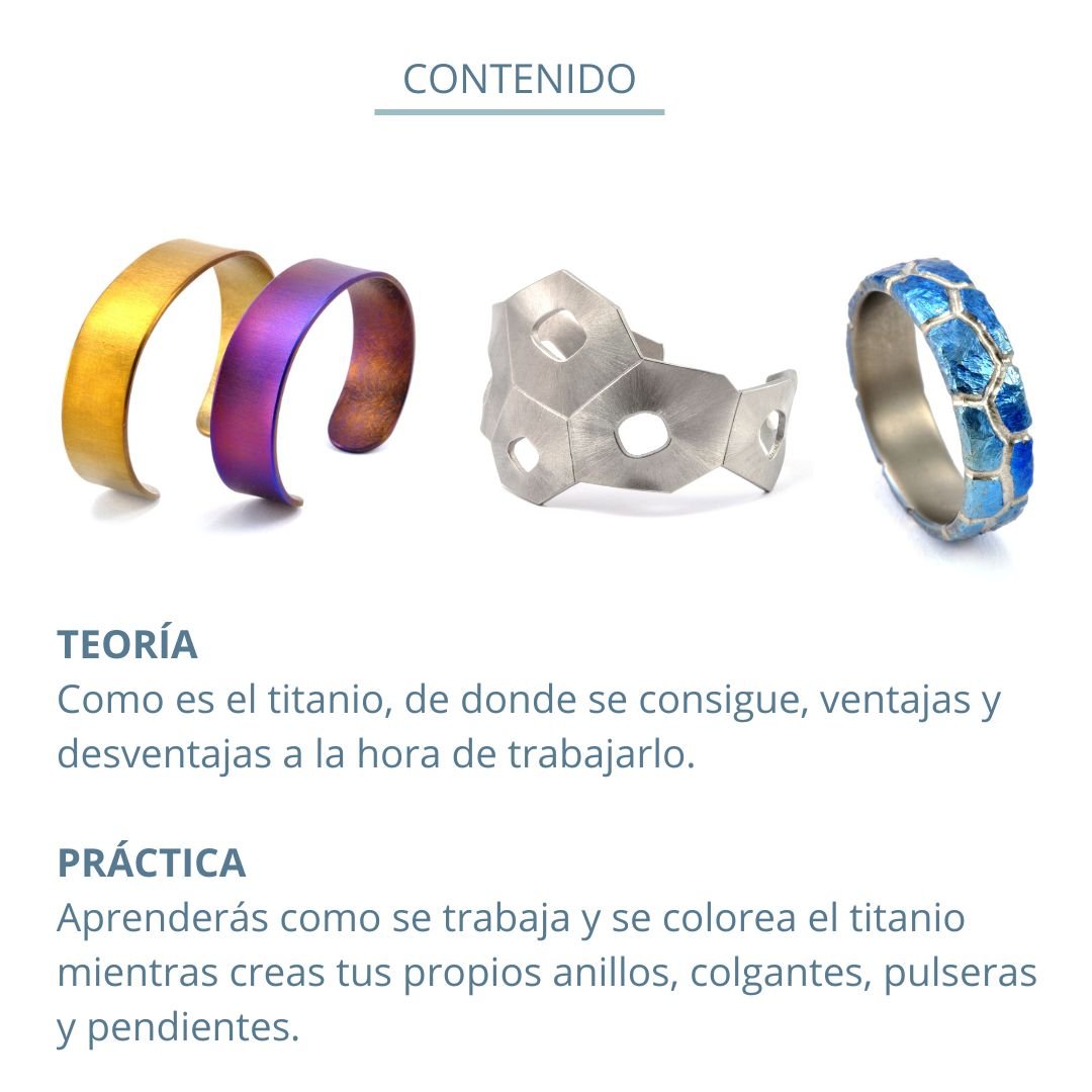 Joyería en titanio - workshop Zengue