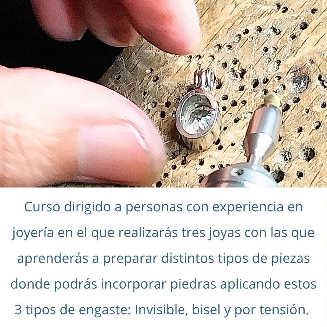 Preparación de engastes - workshop Zengue